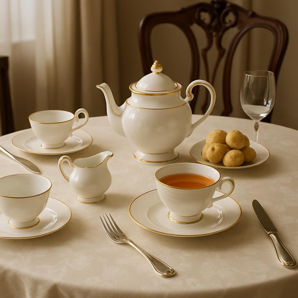 An image of an elegant table set with tea.