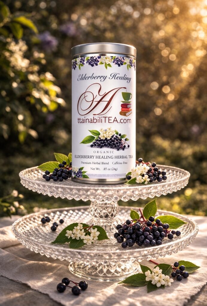 Product Photo Elderberry Healing Herbal AttainabiliTEA