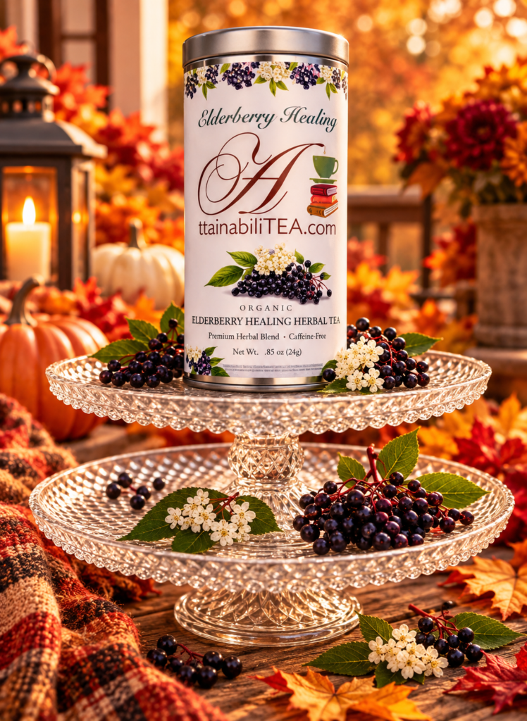 Elderberry Healing Tea Autumn