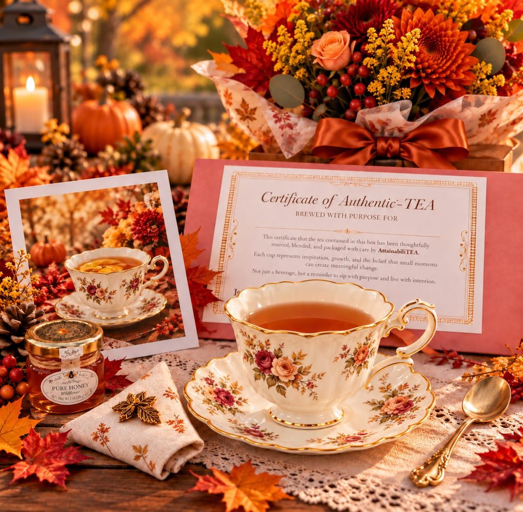 Compressed Attainabilitea Classic English Rose Afternoon Tea